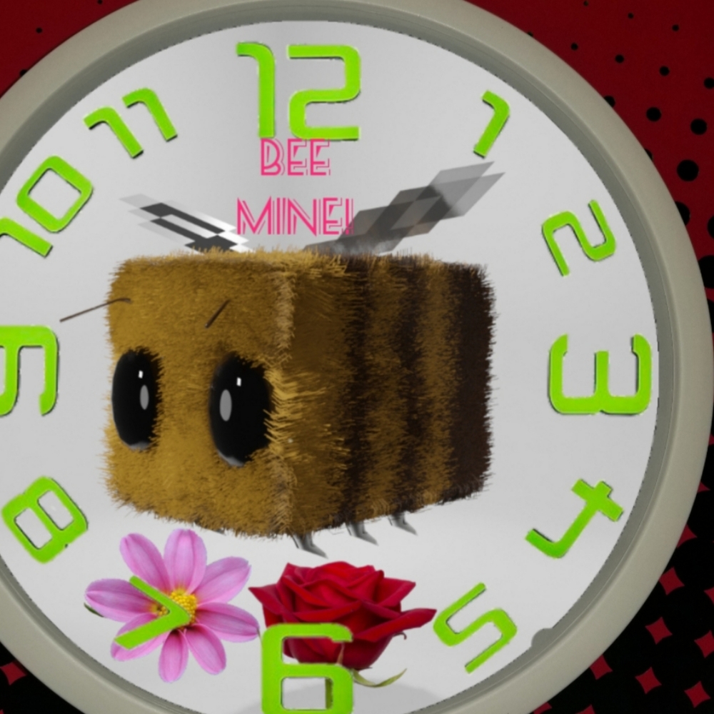 Minecraft Valentine's Bee